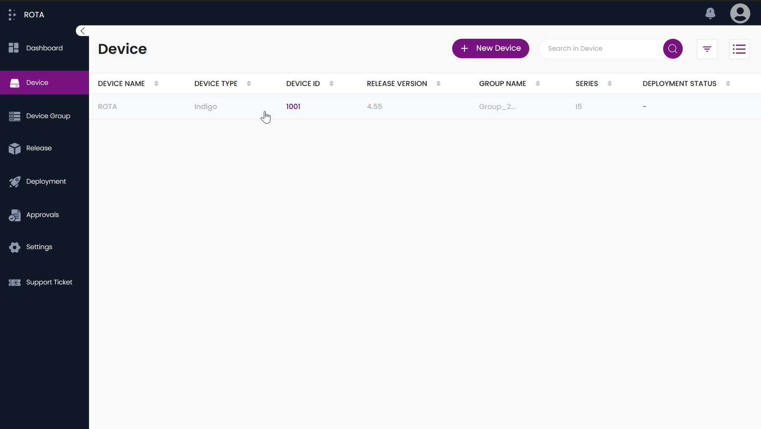 Device Event History