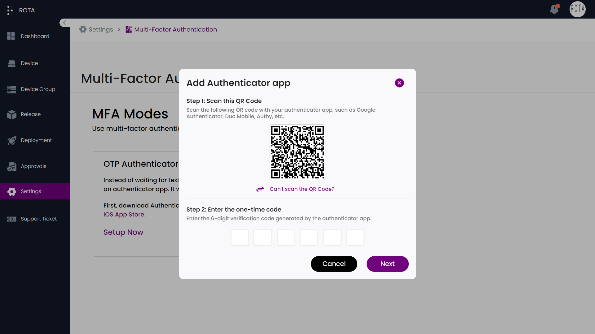Authenticator App